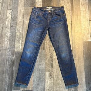 Madewell Dark Blue Skinny Jeans